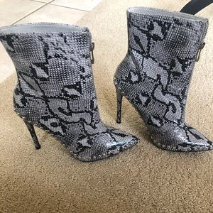 Beautiful snake skin heels